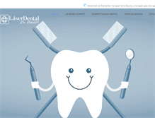 Tablet Screenshot of laser-dental.mx